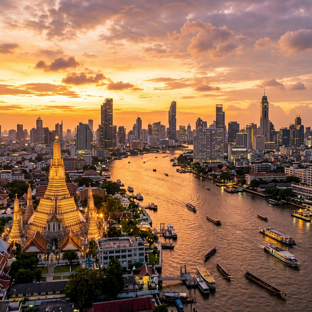 Bangkok City Skyline