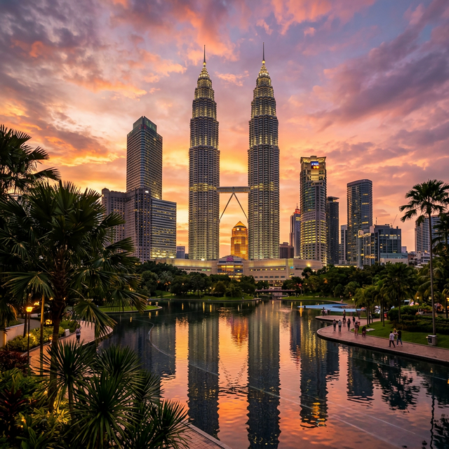 Petronas Twin Towers กัวลาลัมเปอร์